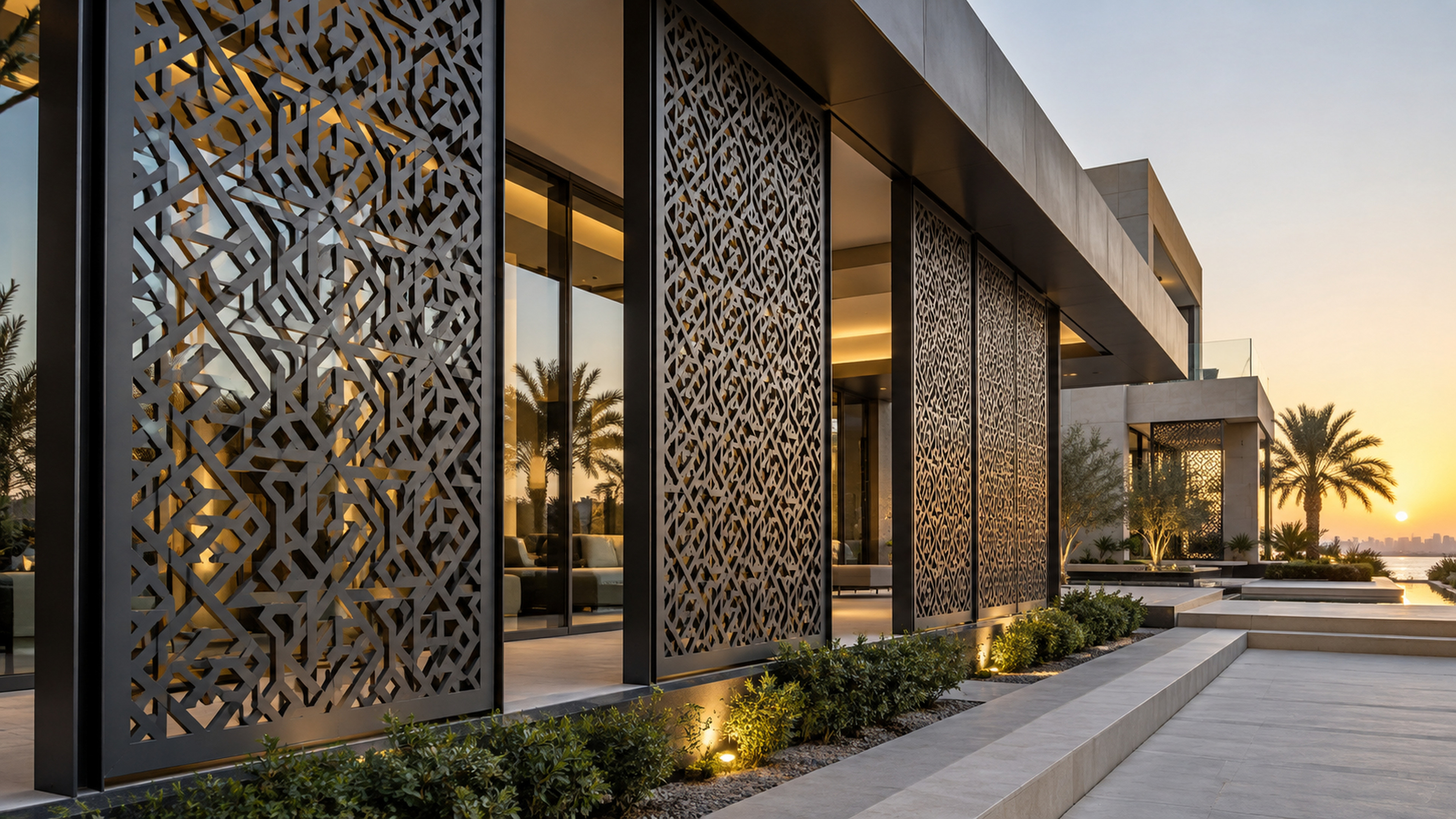 Decorative architectural screen work